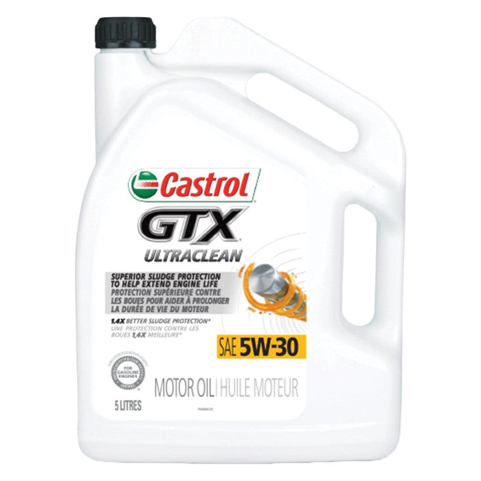 00011-3A Castrol GTX 5W30 Conventional Motor Oil, 5-L