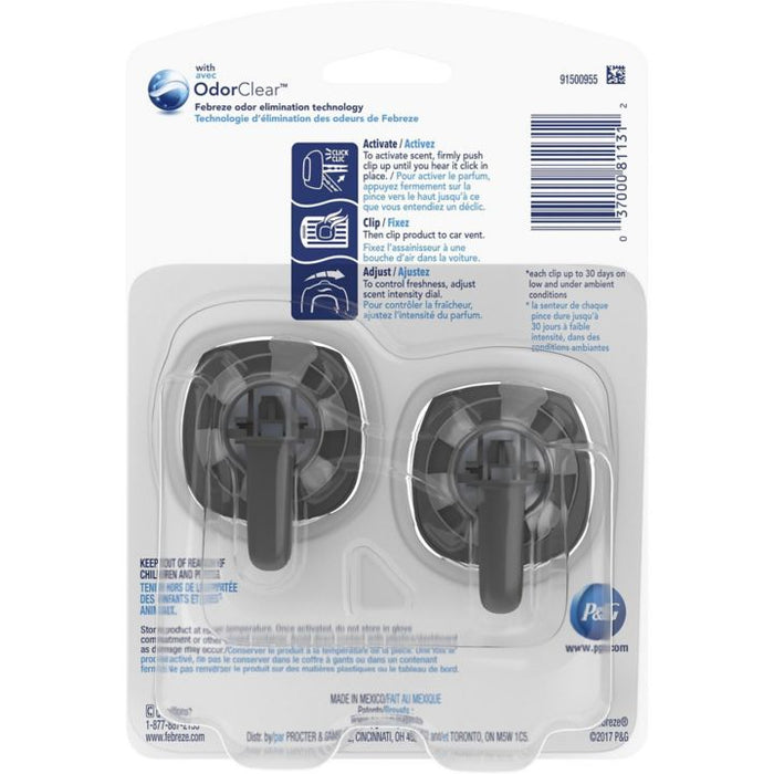 Febreze Car Vent Clips, 2-pk