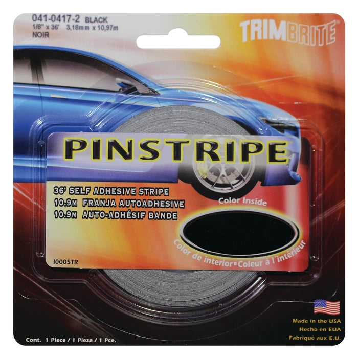 Trimbrite Solid Stripe, Assorted Colours, 1/8-in x 36-ft