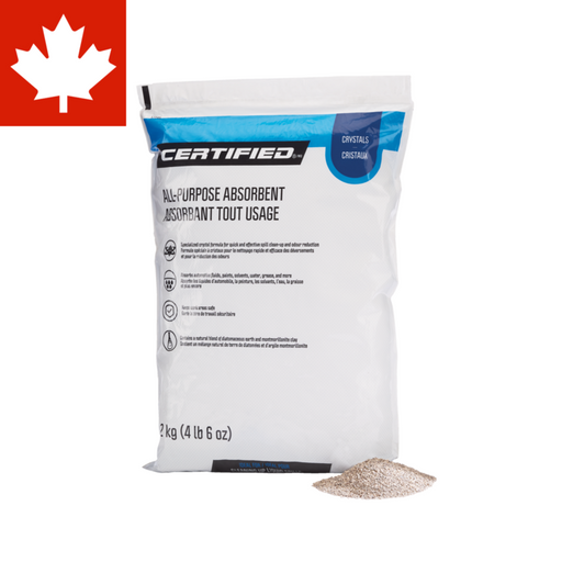 Certified All-Purpose Oil/Fluid Absorbent Crystals, 2-kg