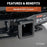 Class 3 Trailer Hitch, 2 Receiver, Select Jeep Renegade