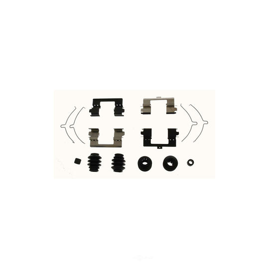 13666Q CARLSON DISC BRAKE HARDWARE KIT