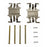 13692 Carlson Disc Hardware Kit