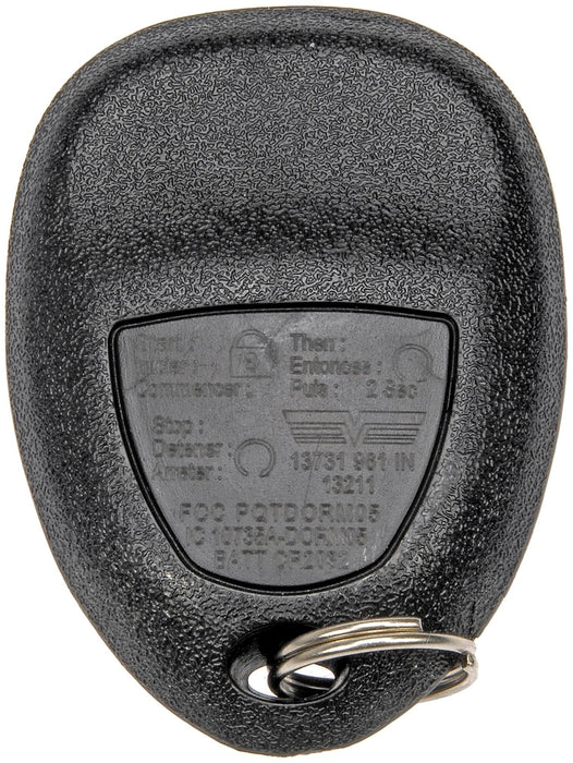 13731 Dorman GM 5-Button Remote Key Fob, 13731