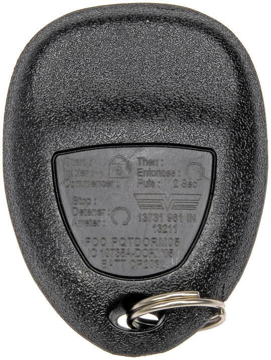 13731 Dorman GM 5-Button Remote Key Fob, 13731