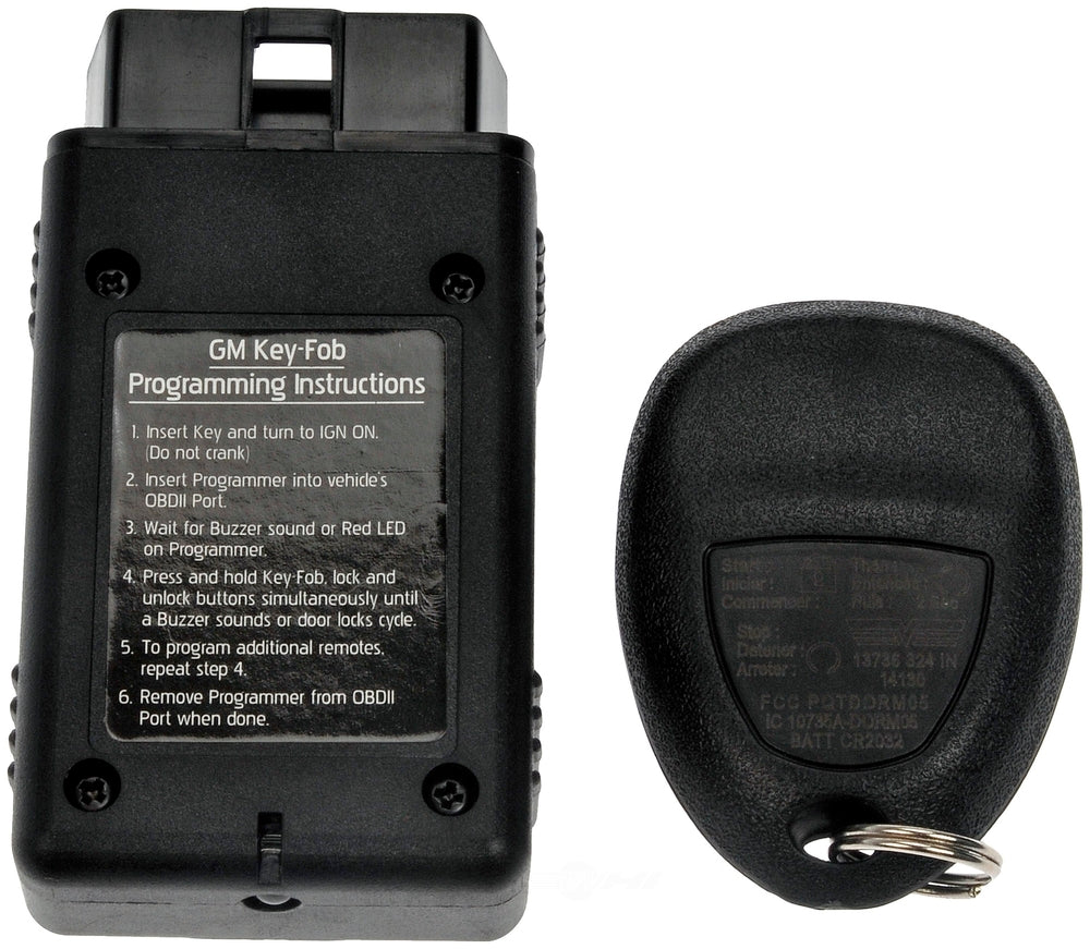 13736 Dorman GM 4-Button Remote Key Fob, 13736