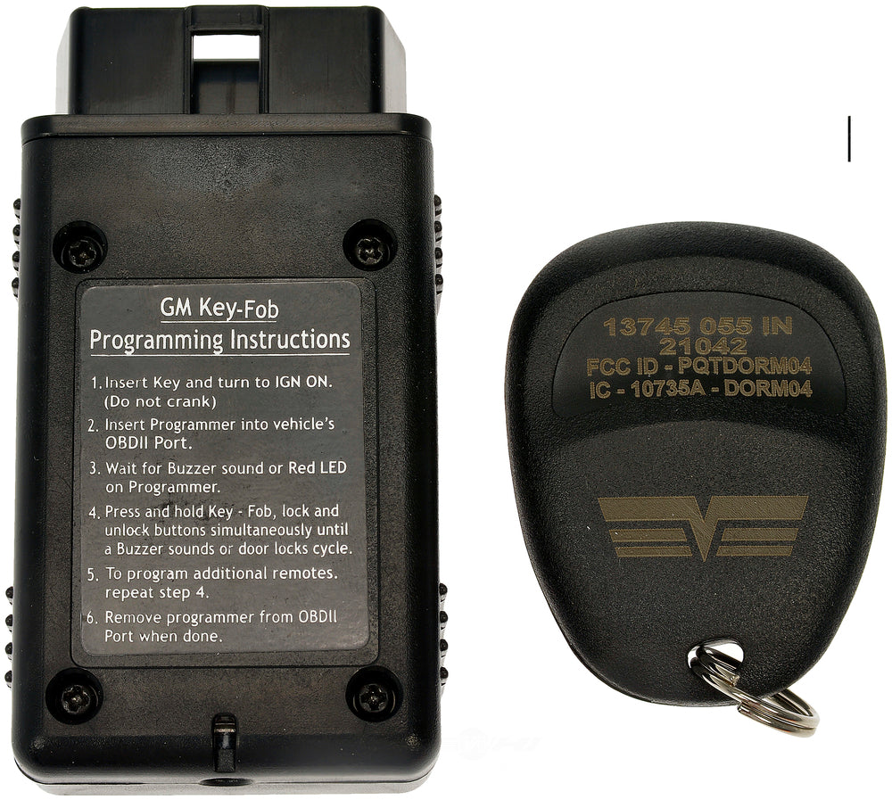 13745 Dorman GM 4-Button Remote Key Fob, 13745