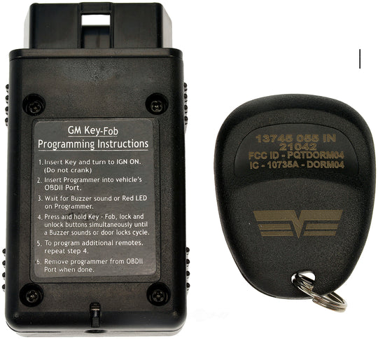 13745 Dorman GM 4-Button Remote Key Fob, 13745