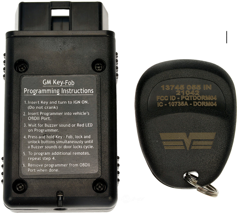 13745 Dorman GM 4-Button Remote Key Fob, 13745