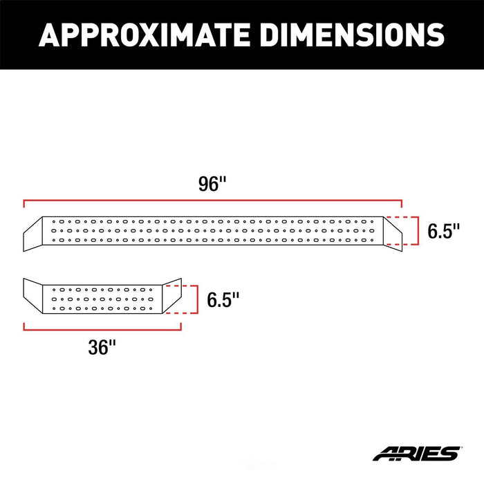2055539 Aries Ridgestep 6-1/2 Running Boards