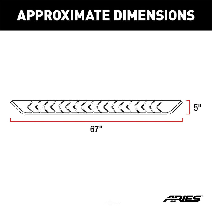 2061033 Aries Aerotread 5 Running Boards