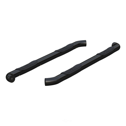 209019 Aries 3 Round Semi-Gloss Black Steel Side Bars