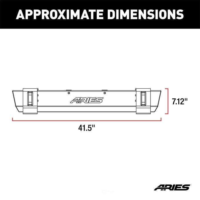 2156001 Aries TrailCrusher Front Bumper