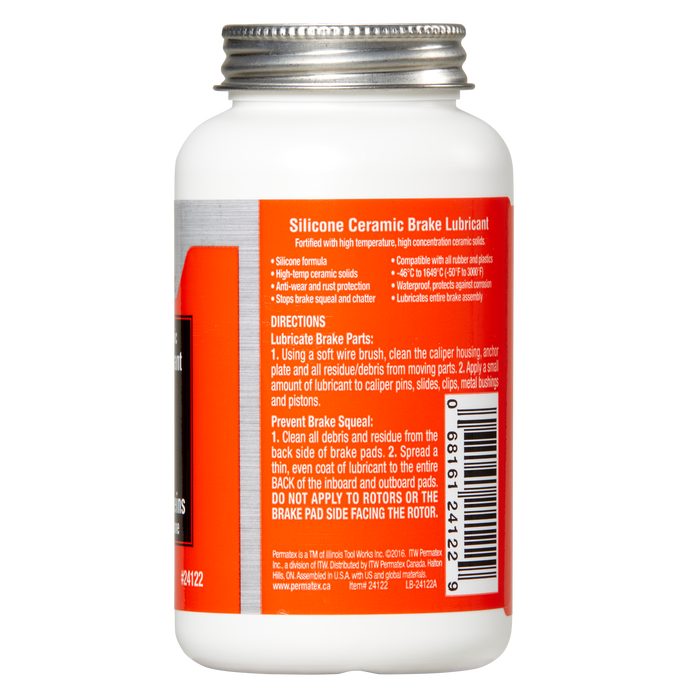 Permatex® Orange Silicone Ceramic Brake Lubricant, 236mL Can