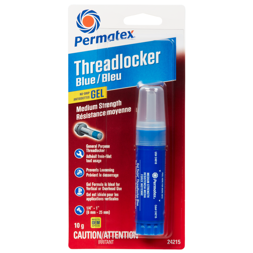 Permatex® Blue GEL Medium Strength 242 Threadlocker, 10g Tube
