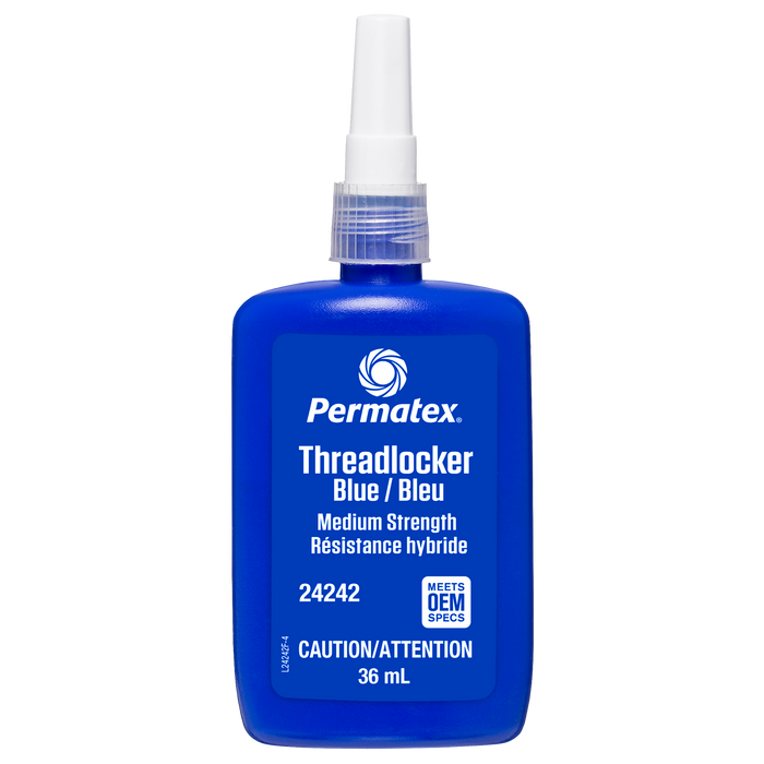 Permatex® Blue Medium Strength 242 Threadlocker, 36mL Bottle Permatex® Blue Medium Strength 242 Threadlocker, 36mL Bottle