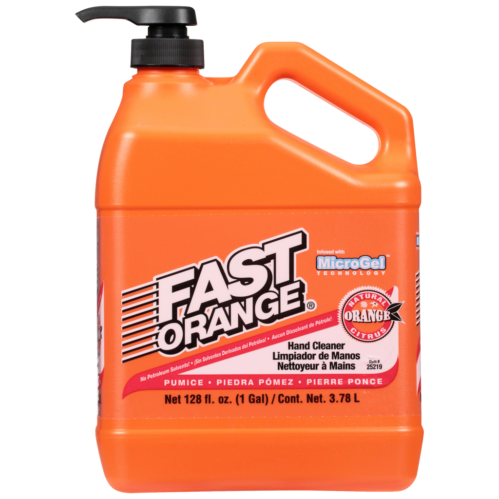 FAST ORANGE® FINE PUMICE LOTION HAND CLEANER, 1 GAL W/PUMP