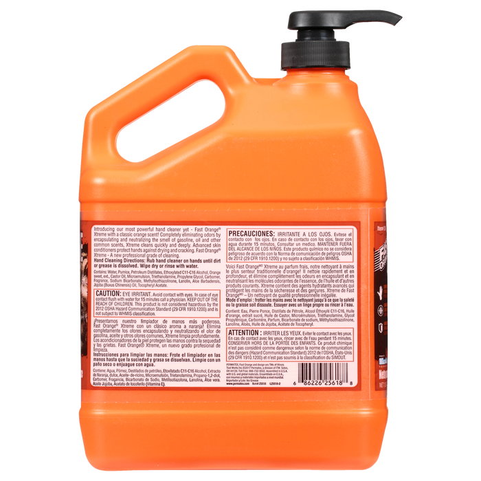 Fast Orange® Xtreme Pumice Hand Cleaner, 3.78L