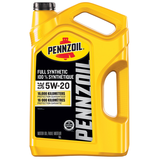 Pennzoil Full Synthetic 5w20 Motor Oil, Jugs