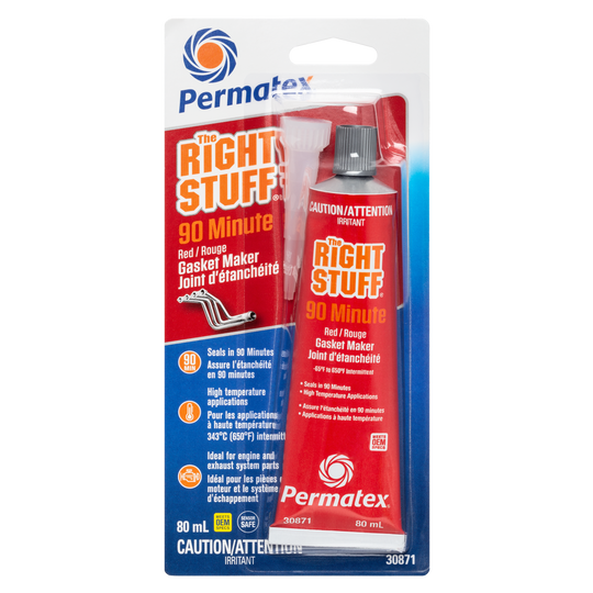 Permatex® 30871 Right Stuff 90 Minute Gasket Maker, Red, 80-mL