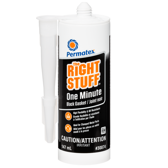 Permatex® The Right Stuff® Black Instant Gasket Maker, 147mL Cartridge
