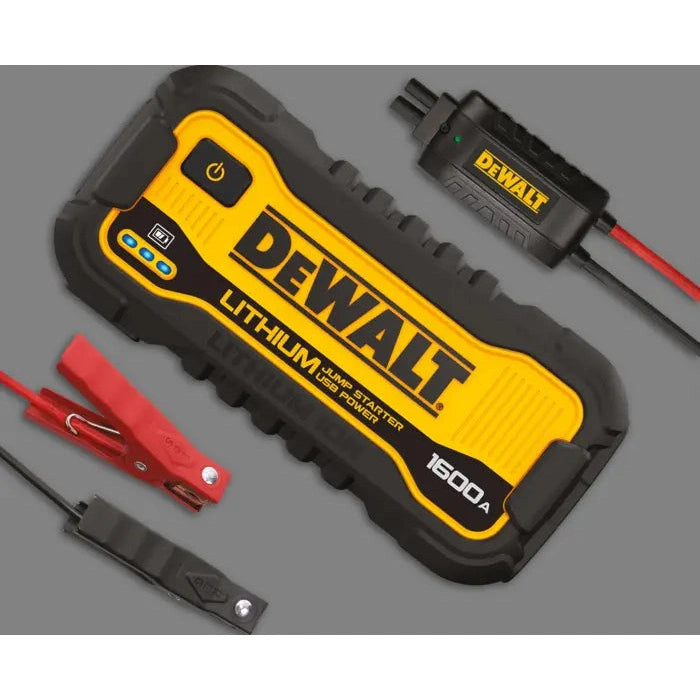 DEWALT DXAELJ16 Lithium Booster Pack/Jump Starter with USB Power Bank, 1600A