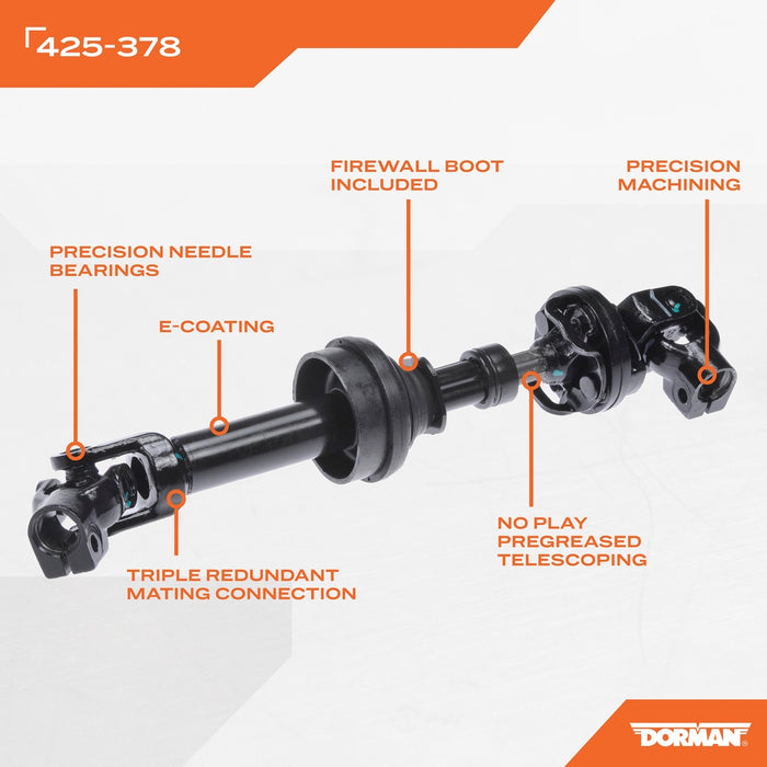 425-378 Dorman Lower Steering Shaft