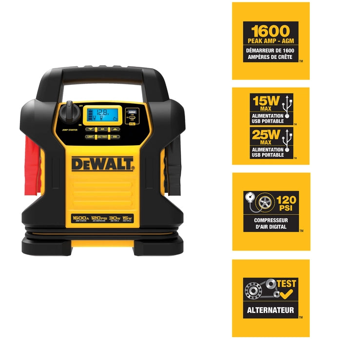 Dewalt cordless jump starter sale