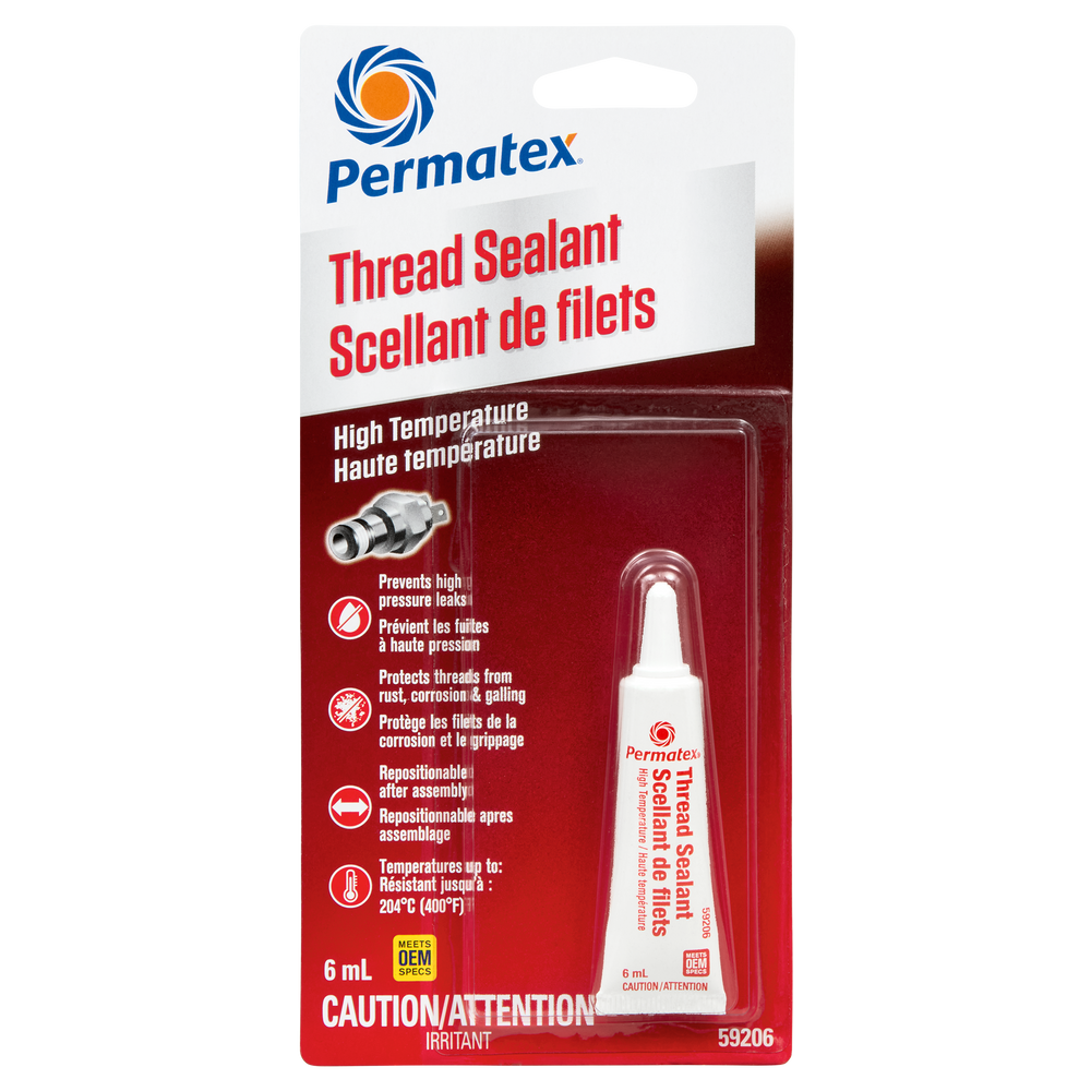 Permatex® High Temperature 592 Thread Sealant, 6mL Tube