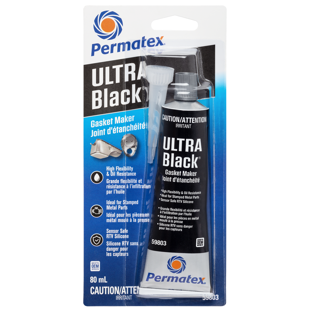 Permatex® Ultra Black® Gasket Maker 598BR, 80mL Tube