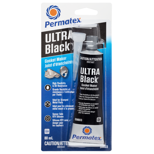 Permatex® Ultra Black® Gasket Maker 598BR, 80mL Tube