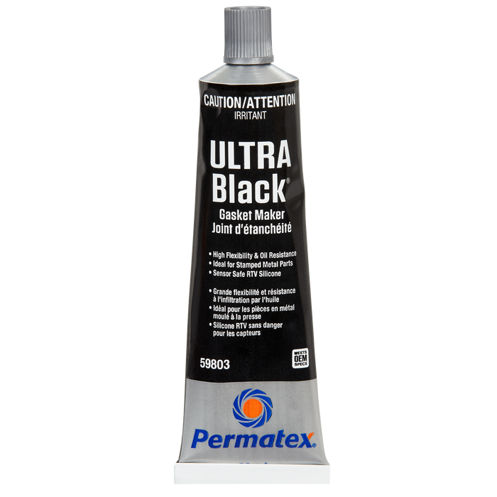 Permatex® Ultra Black® Gasket Maker 598BR, 80mL Tube