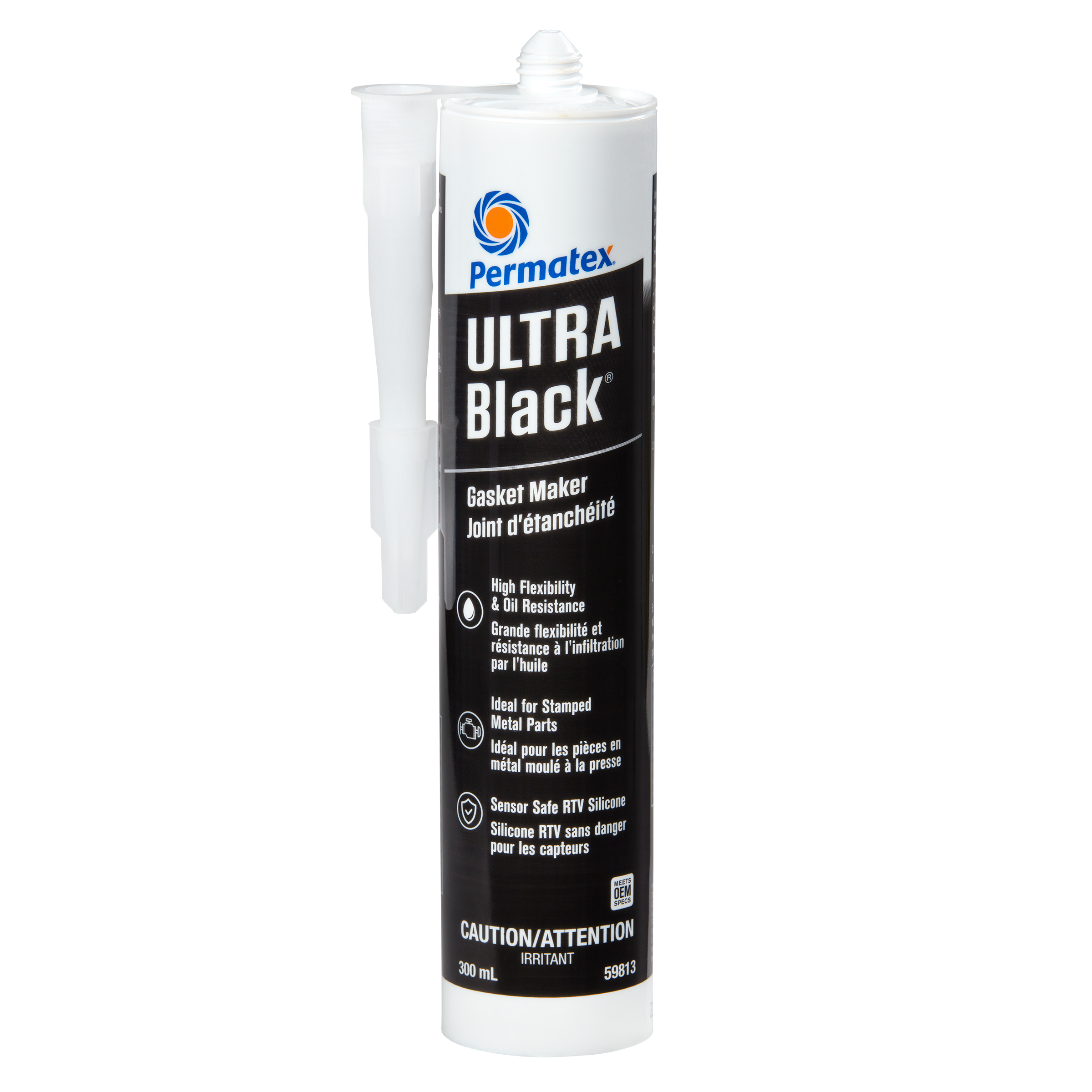Permatex® Ultra Black® Gasket Maker 598C, 300mL Cartridge