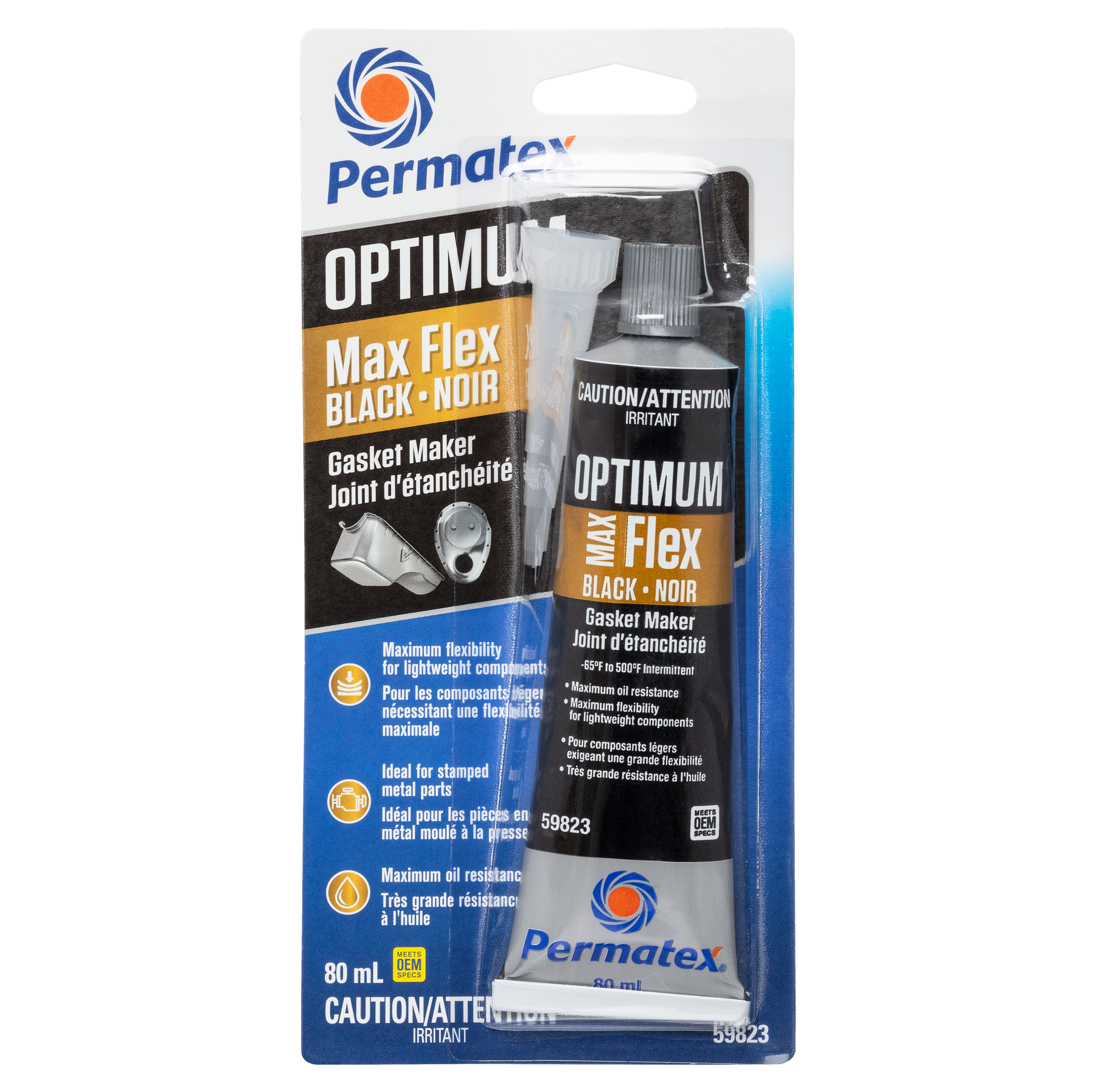 Permatex® Optimum Black Gasket Maker, 80mL Carded Tube