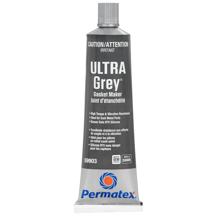 Permatex® Ultra Grey® Gasket Maker 599BR, 80mL Tube