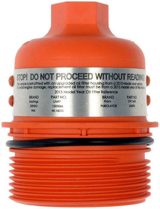 926959 Upgraded Aluminum Engine Oil Filter Housing with Oil Cooler and Filter