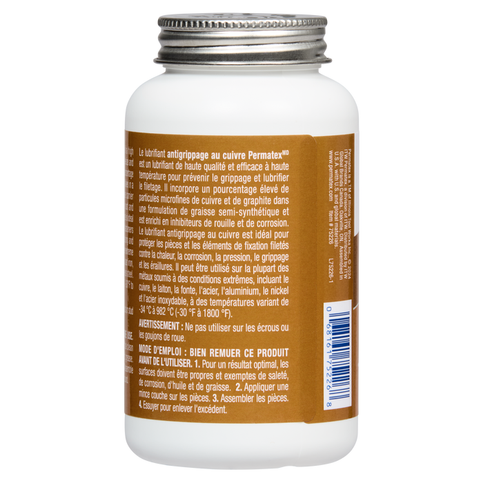 Permatex® Copper Anti-Seize, 226g Can