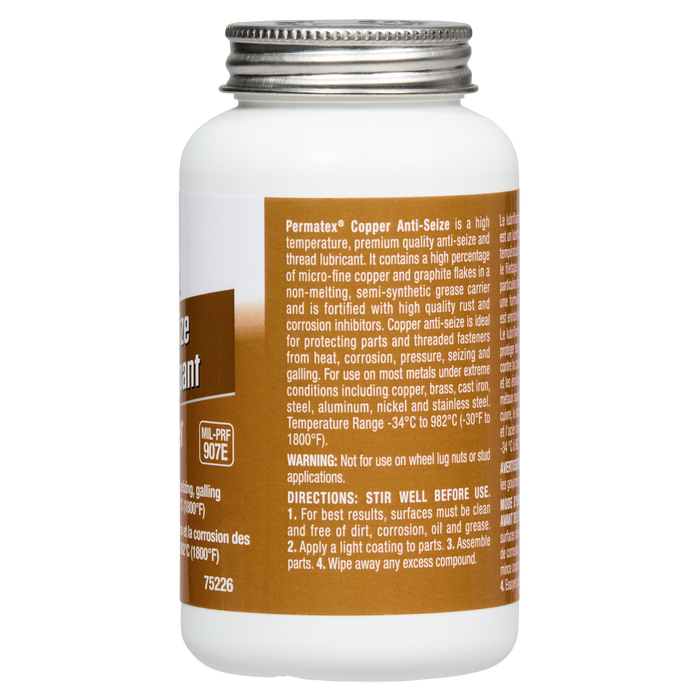 Permatex® Copper Anti-Seize, 226g Can