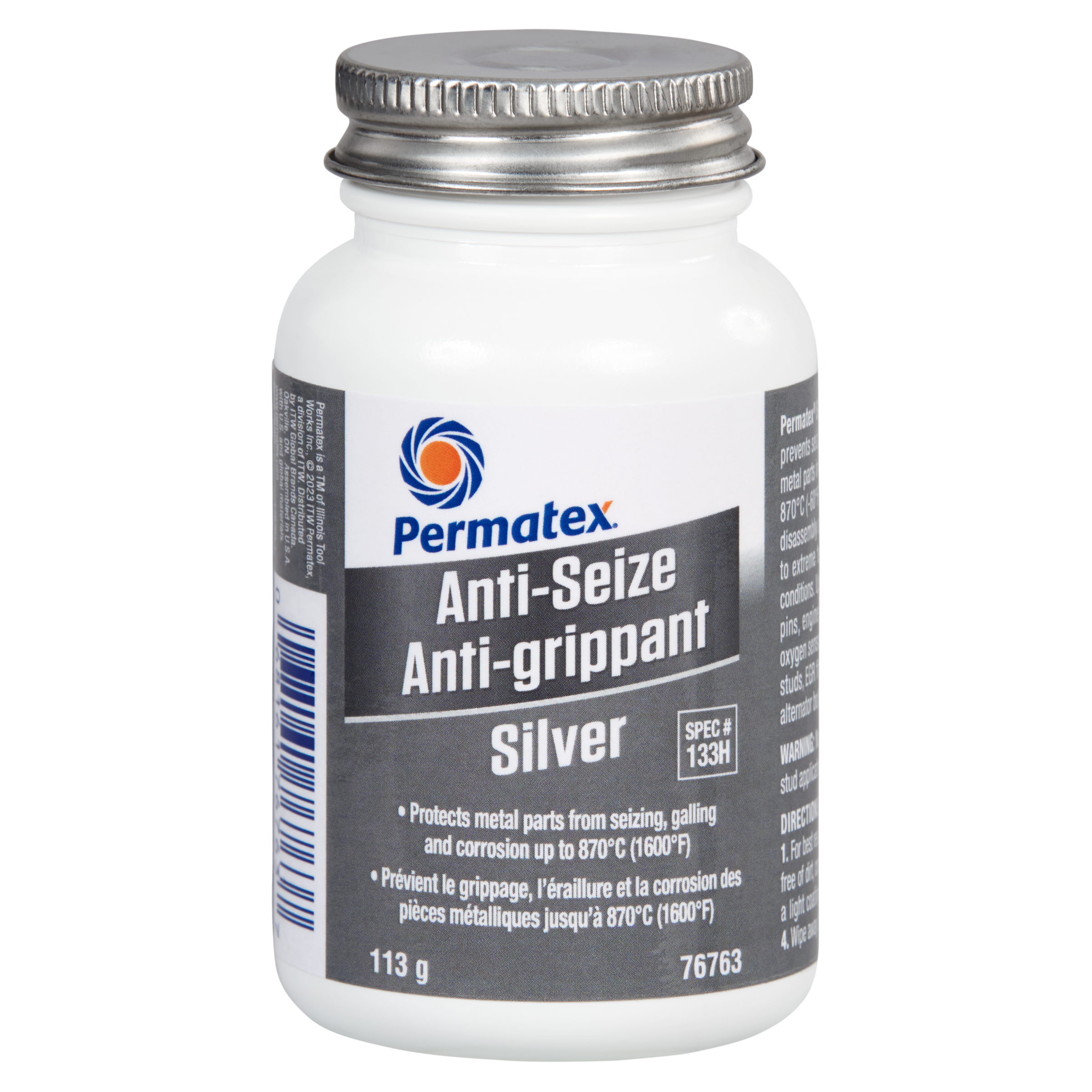 Permatex® Silver Grade Anti-Seize 133H, 113g Can