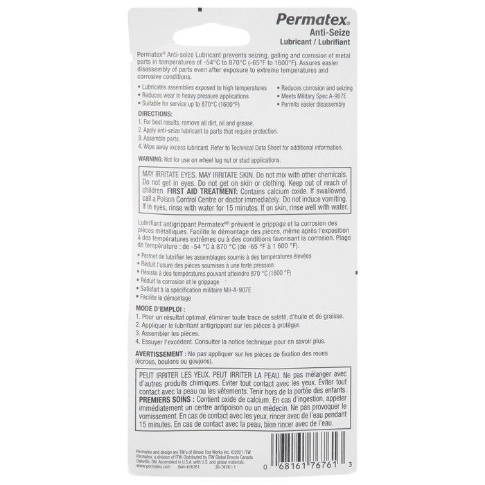 Permatex Silver Grade Anti-Seize, 28g