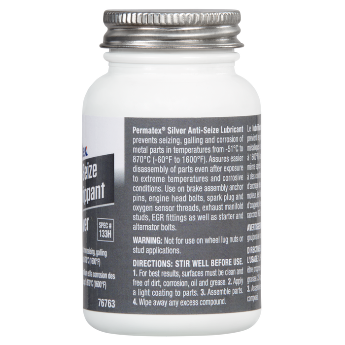 Permatex® Silver Grade Anti-Seize 133H, 113g Can