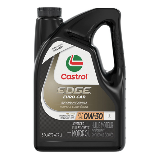 Castrol Edge Synthetic Euro Ll 0w30 Motor Oil, 4.73L
