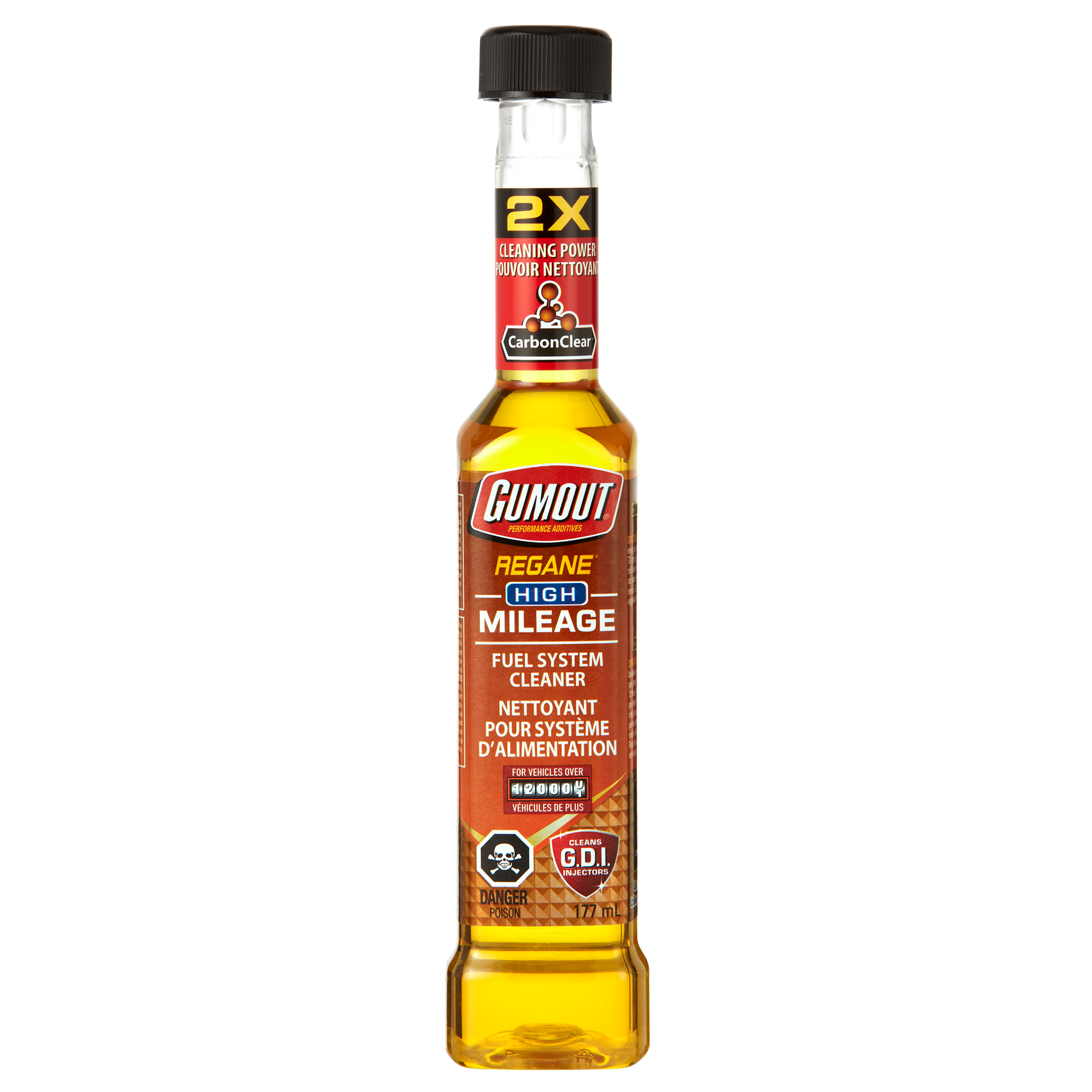 Gumout® Regane® High Mileage Complete Fuel System Cleaner, 177mL