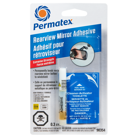 Permatex® Rearview Mirror Adhesive, 0.3mL