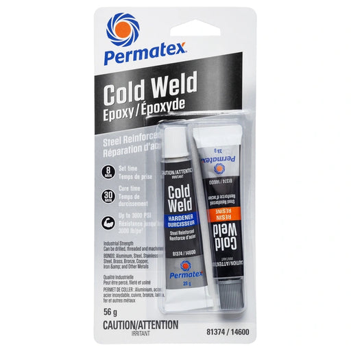 Permatex Cold Weld Steel Epoxy 2x28g