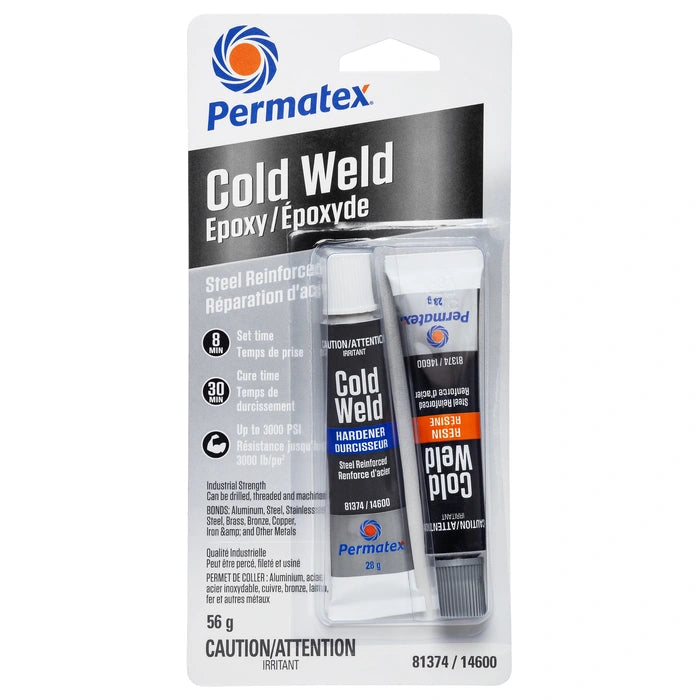 Permatex Cold Weld Steel Epoxy 2x28g