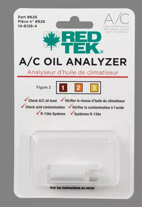 626 RED TEK AIR CONDITIONING OIL ANALYZER FOR R134A