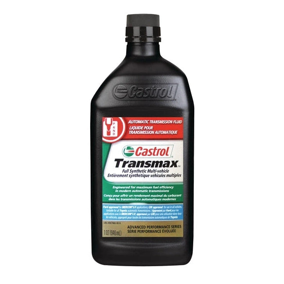 Castrol Transmax Full Synthetic Multi Vehicle ATF, 0.95L — Partsource Castrol Transmax Full Synthetic Multi Vehicle ATF, 0.95L — Partsource