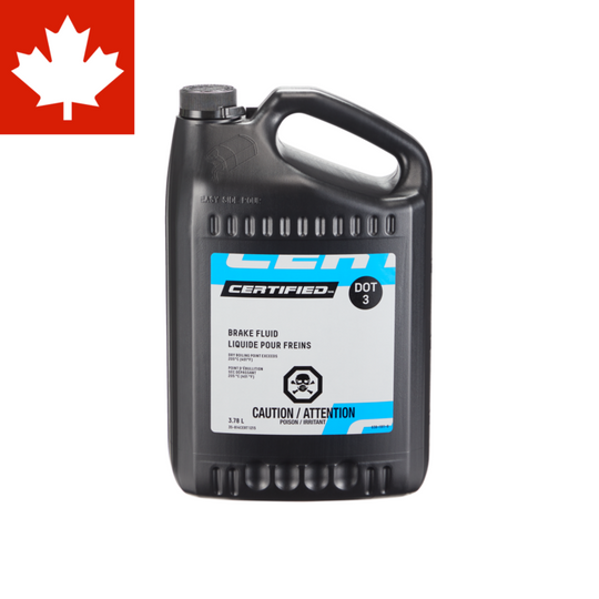 Certified DOT 3 Brake Fluid, 401 Degrees