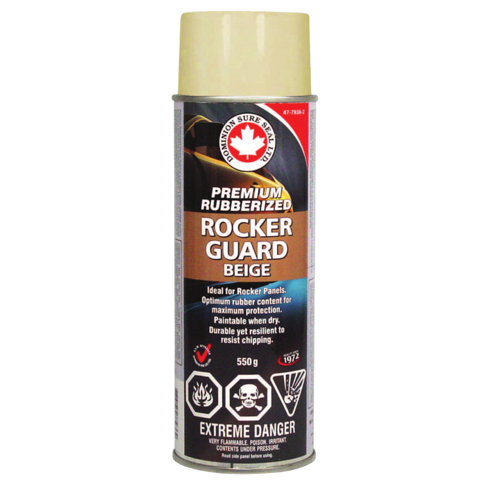 Water Based Rocker Guard Rubberized Rockerguard Undercoating, Beige, 550-g โ Partsource